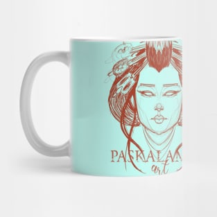 sketchy geisha art stuff Mug